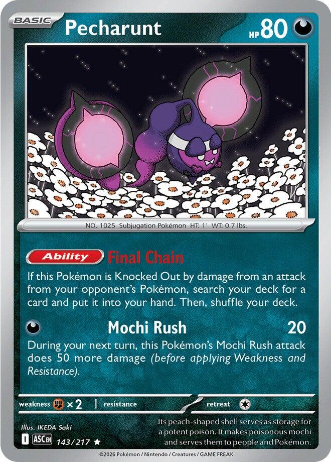 Pecharunt (143/217) [Mega Evolution: Ascended Heroes] | Clutch Gaming