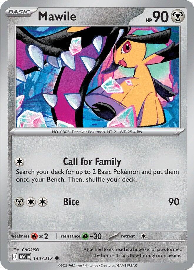 Mawile (144/217) [Mega Evolution: Ascended Heroes] | Clutch Gaming