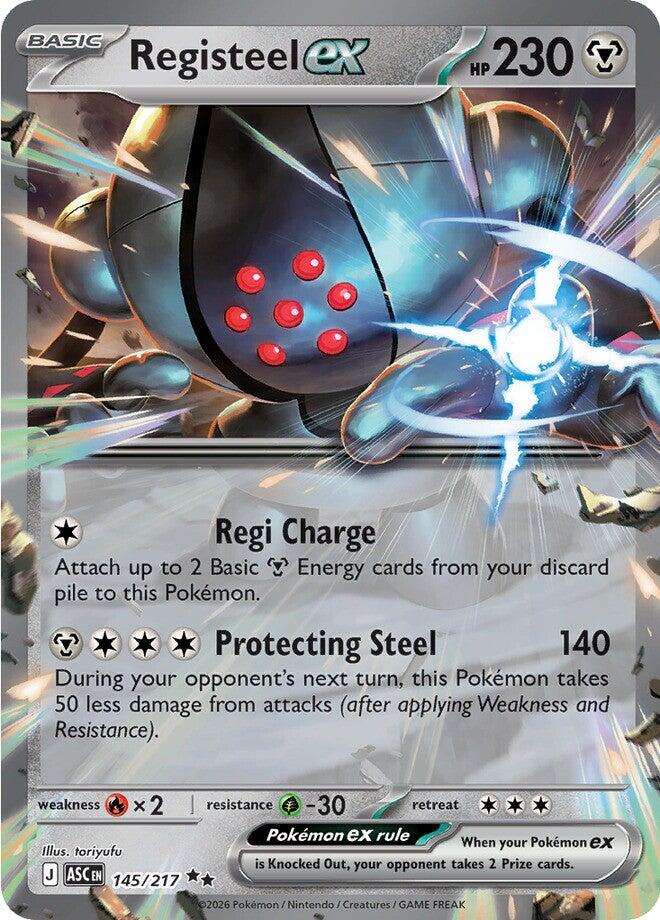 Registeel ex (145/217) [Mega Evolution: Ascended Heroes] | Clutch Gaming