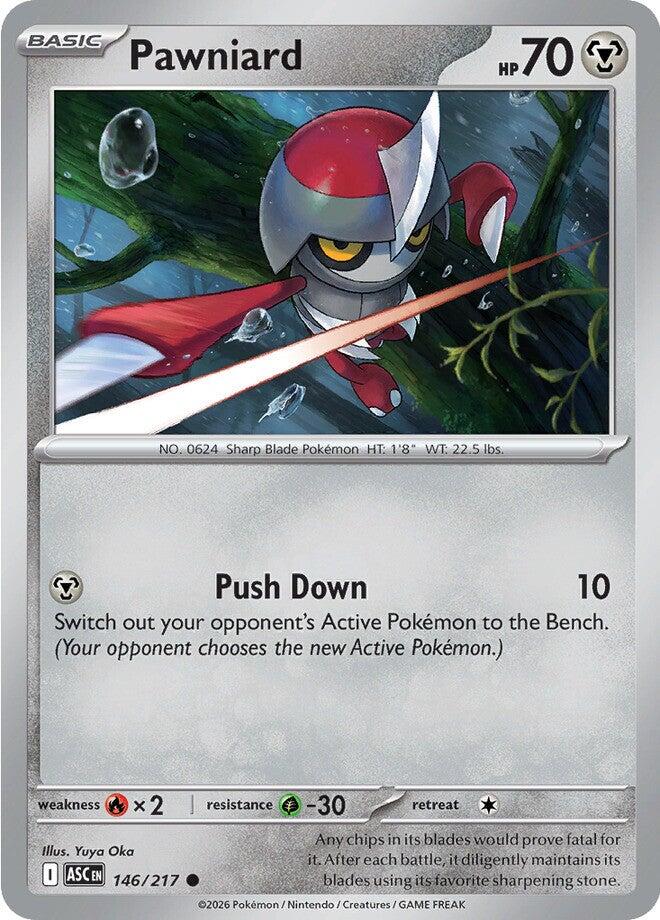 Pawniard (146/217) [Mega Evolution: Ascended Heroes] | Clutch Gaming