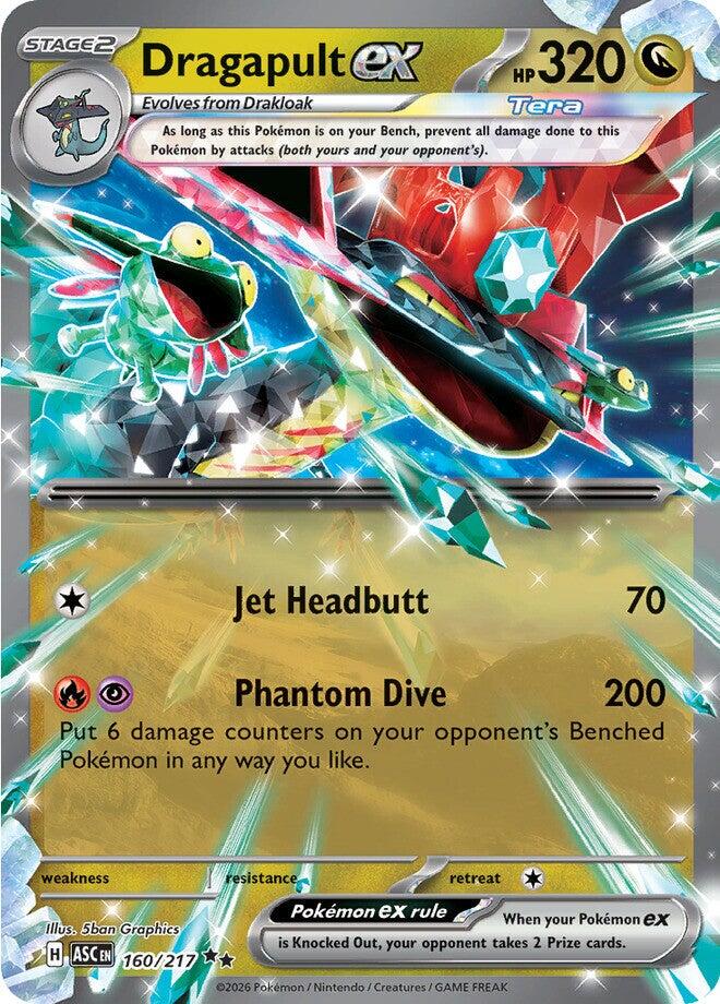 Dragapult ex (160/217) [Mega Evolution: Ascended Heroes] | Clutch Gaming