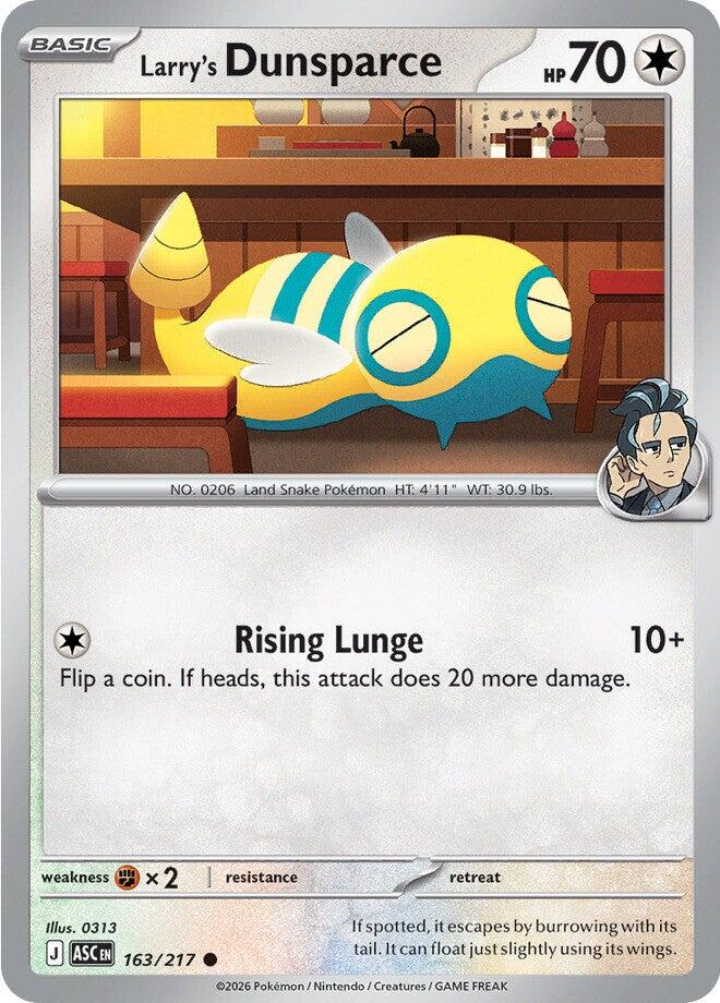 Larry's Dunsparce (163/217) [Mega Evolution: Ascended Heroes] | Clutch Gaming