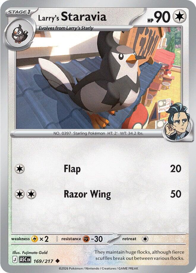 Larry's Staravia (169/217) [Mega Evolution: Ascended Heroes] | Clutch Gaming