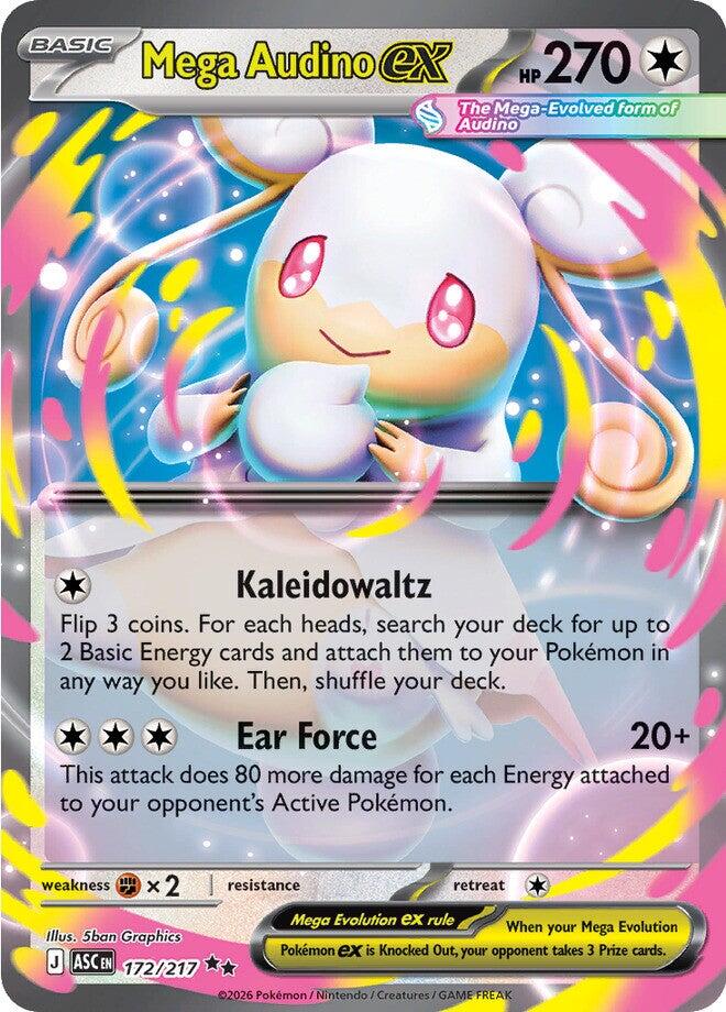 Mega Audino ex (172/217) [Mega Evolution: Ascended Heroes] | Clutch Gaming