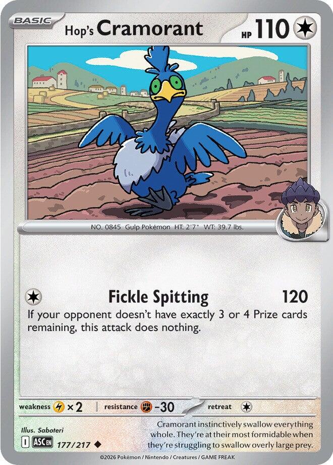 Hop's Cramorant (177/217) [Mega Evolution: Ascended Heroes] | Clutch Gaming