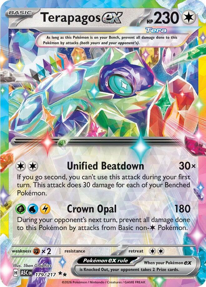 Terapagos ex (179/217) [Mega Evolution: Ascended Heroes] | Clutch Gaming