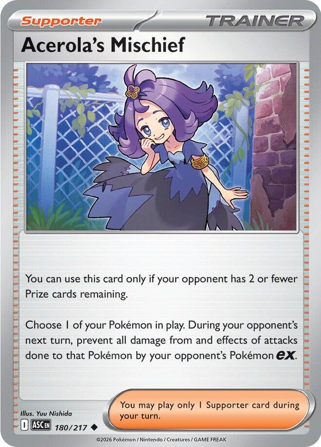 Acerola's Mischief (180/217) [Mega Evolution: Ascended Heroes] | Clutch Gaming