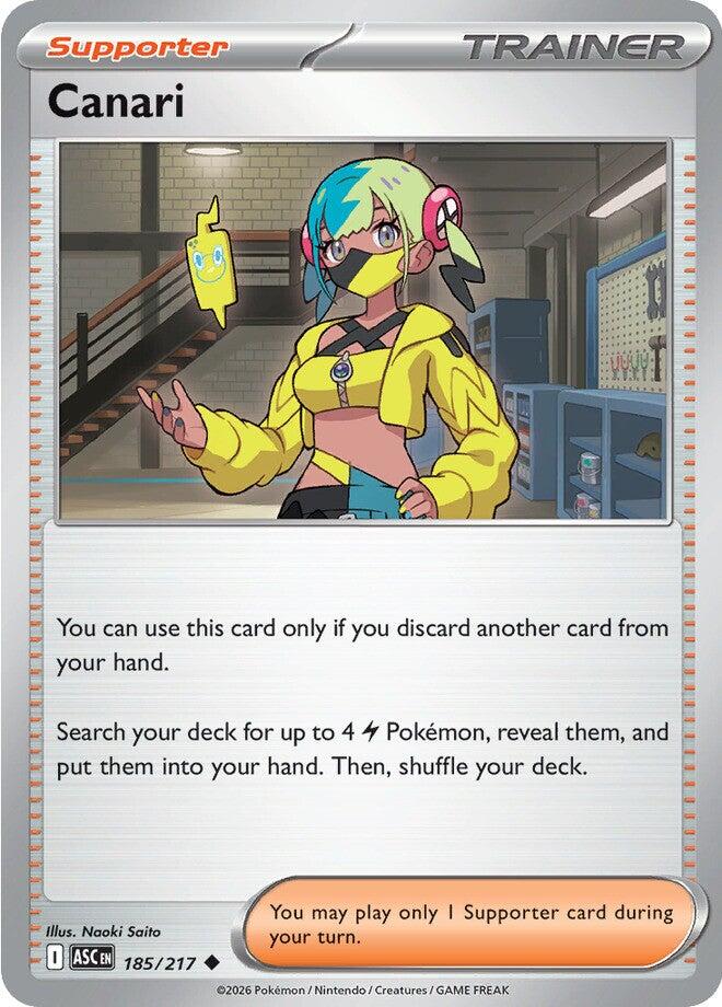 Canari (185/217) [Mega Evolution: Ascended Heroes] | Clutch Gaming