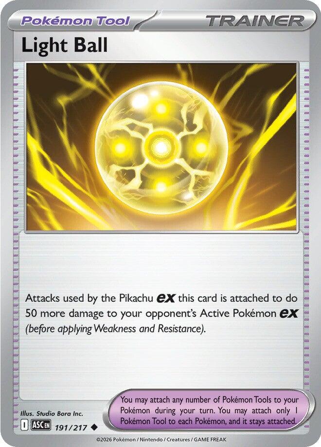 Light Ball (191/217) [Mega Evolution: Ascended Heroes] | Clutch Gaming