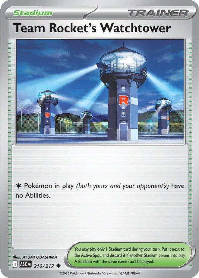 Team Rocket's Watchtower (210/217) [Mega Evolution: Ascended Heroes] | Clutch Gaming