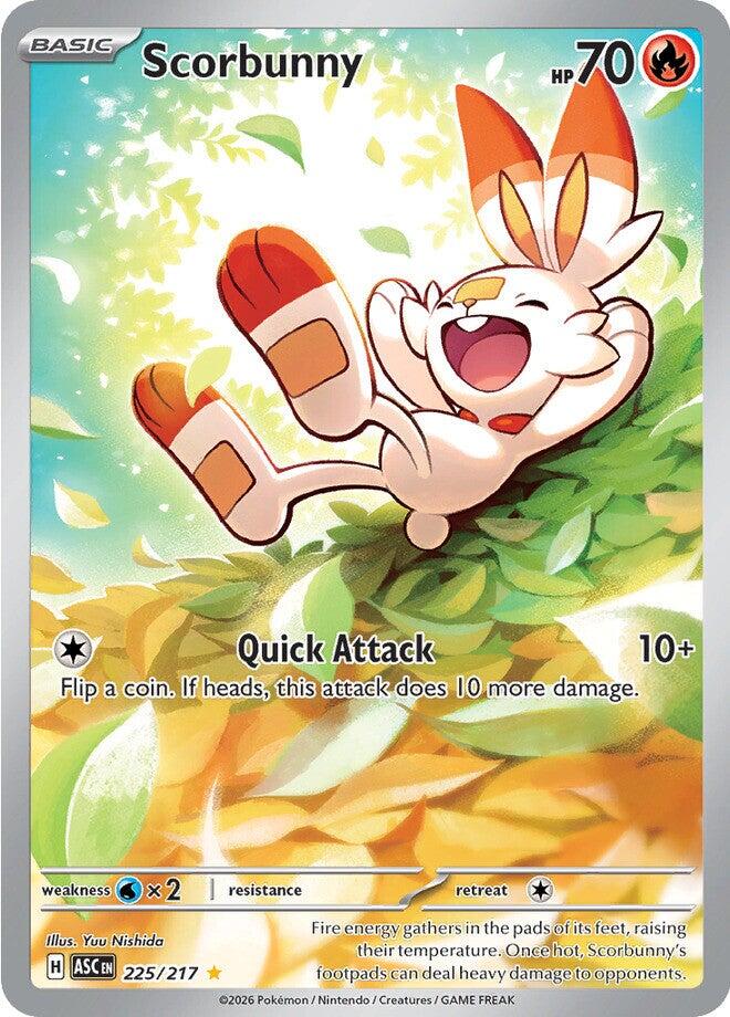 Scorbunny (225/217) [Mega Evolution: Ascended Heroes] | Clutch Gaming