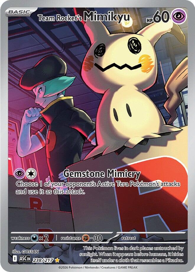 Team Rocket's Mimikyu (238/217) [Mega Evolution: Ascended Heroes] | Clutch Gaming