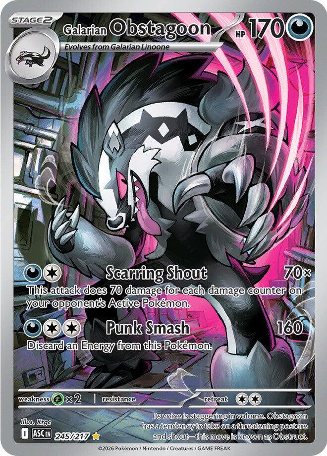 Galarian Obstagoon (245/217) [Mega Evolution: Ascended Heroes] | Clutch Gaming