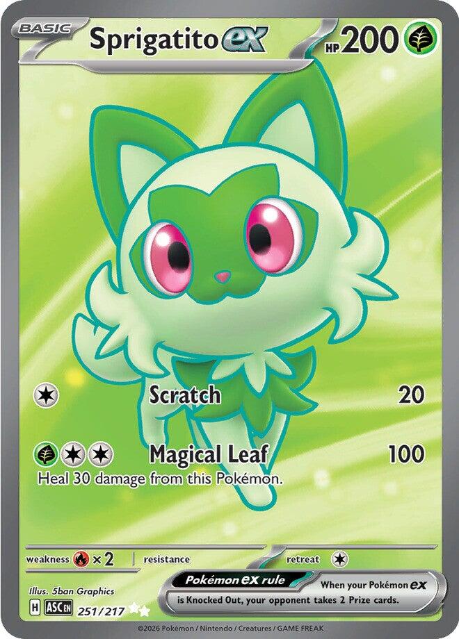 Sprigatito ex (251/217) [Mega Evolution: Ascended Heroes] | Clutch Gaming