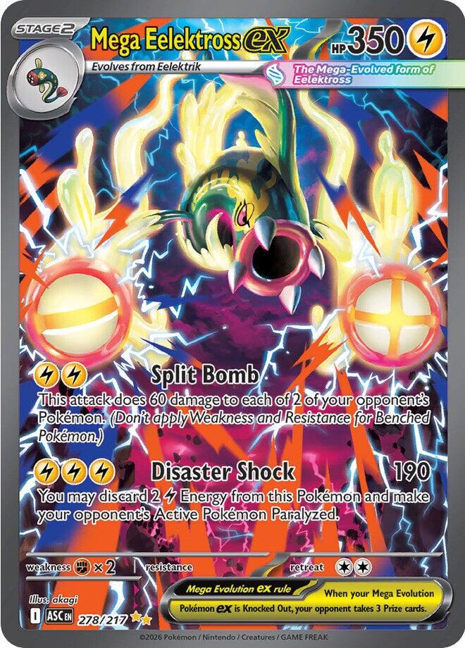 Mega Eelektross ex (278/217) [Mega Evolution: Ascended Heroes] | Clutch Gaming