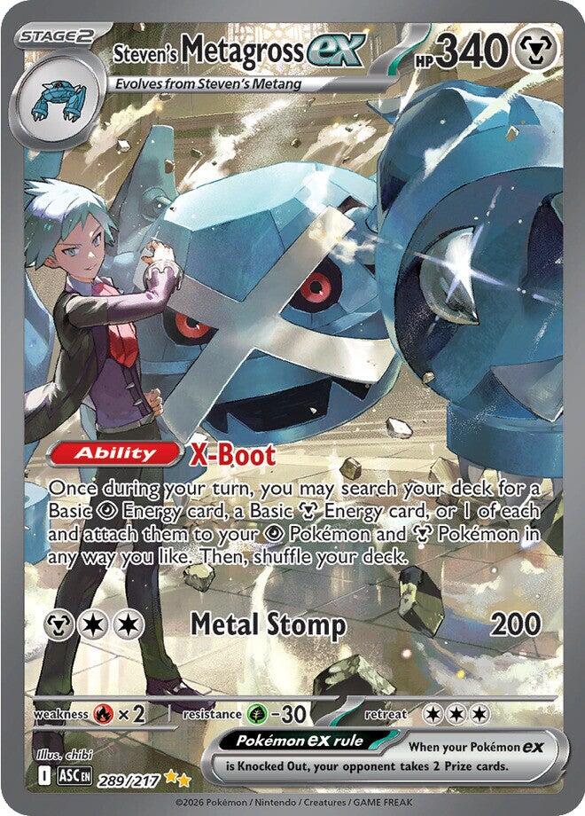 Steven's Metagross ex (289/217) [Mega Evolution: Ascended Heroes] | Clutch Gaming