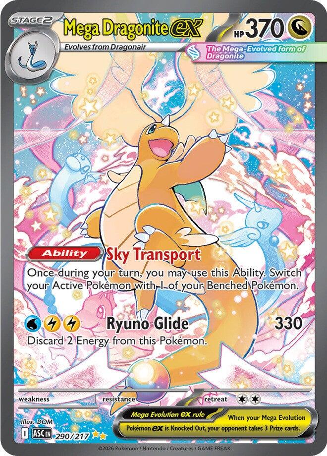 Mega Dragonite ex (290/217) [Mega Evolution: Ascended Heroes] | Clutch Gaming