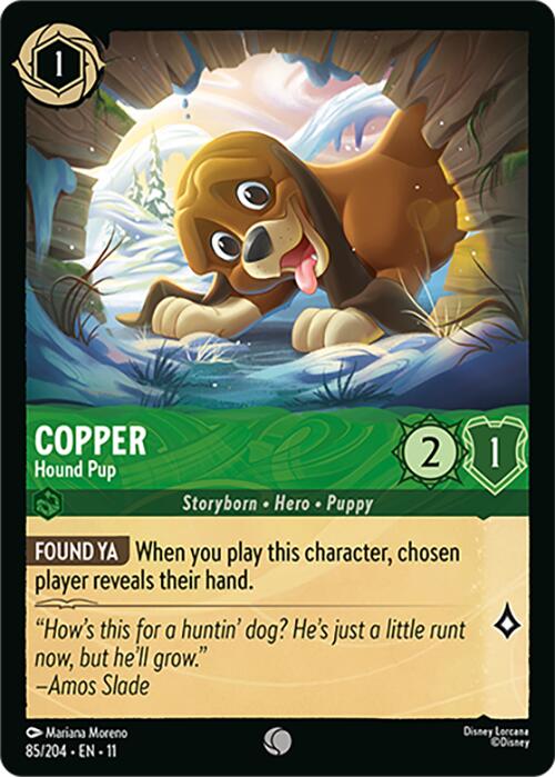 Copper - Hound Pup (85/204) [Winterspell] | Clutch Gaming