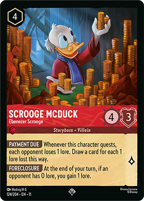Scrooge McDuck - Ebenezer Scrooge (124/204) [Winterspell] | Clutch Gaming