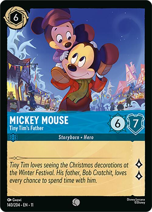 Mickey Mouse - Tiny Tim's Father (140/204) [Winterspell] | Clutch Gaming
