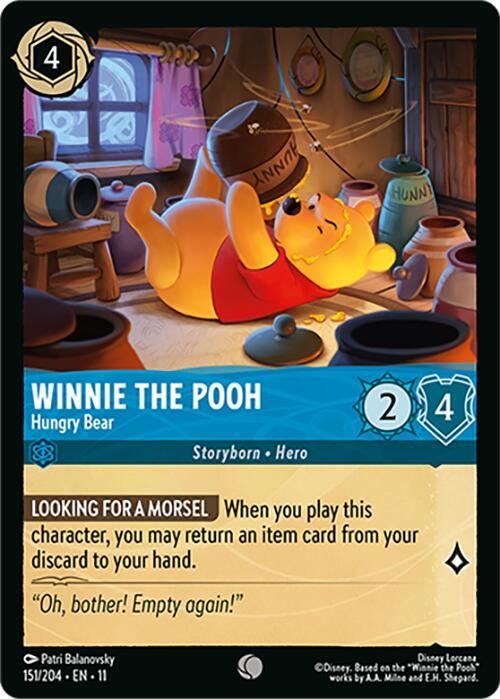 Winnie the Pooh - Hungry Bear (151/204) [Winterspell] | Clutch Gaming
