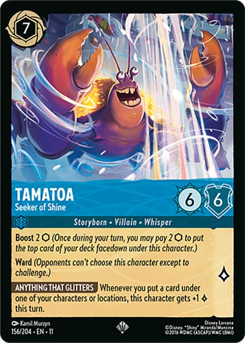 Tamatoa - Seeker of Shine (156/204) [Winterspell] | Clutch Gaming