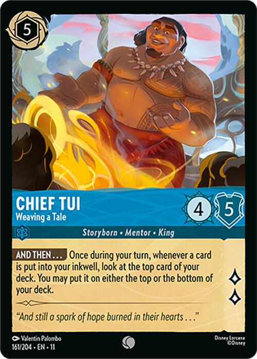 Chief Tui - Weaving a Tale (161/204) [Winterspell] | Clutch Gaming