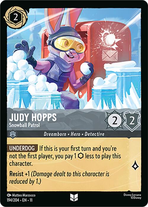 Judy Hopps - Snowball Patrol (194/204) [Winterspell] | Clutch Gaming