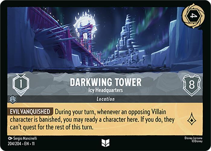 Darkwing Tower - Icy Headquarters (204/204) [Winterspell] | Clutch Gaming