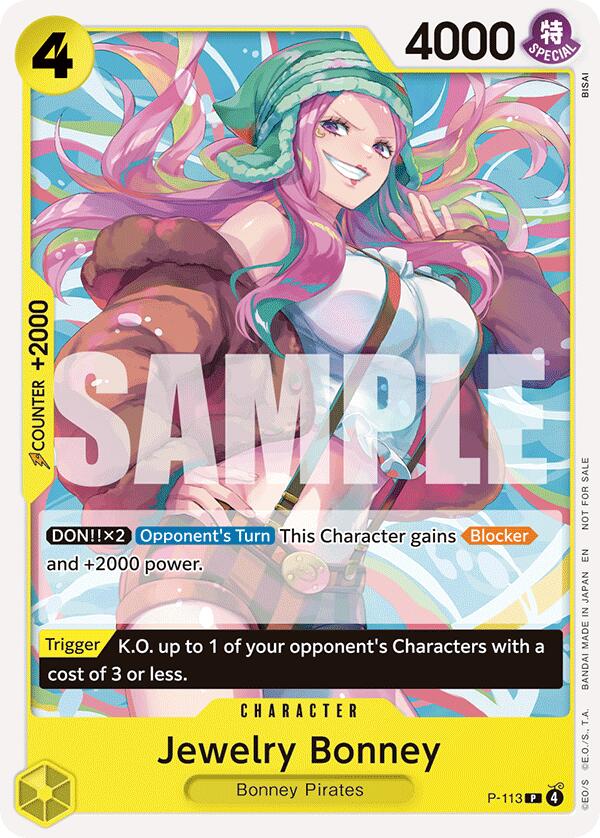 Jewelry Bonney (Heroines Battle Pack) [One Piece Promotion Cards] | Clutch Gaming