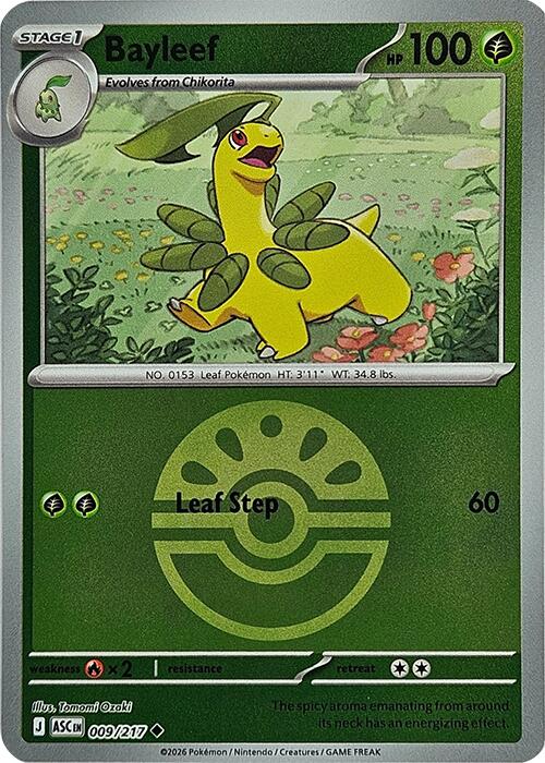 Bayleef (009/217) (Friend Ball) [Mega Evolution: Ascended Heroes] | Clutch Gaming