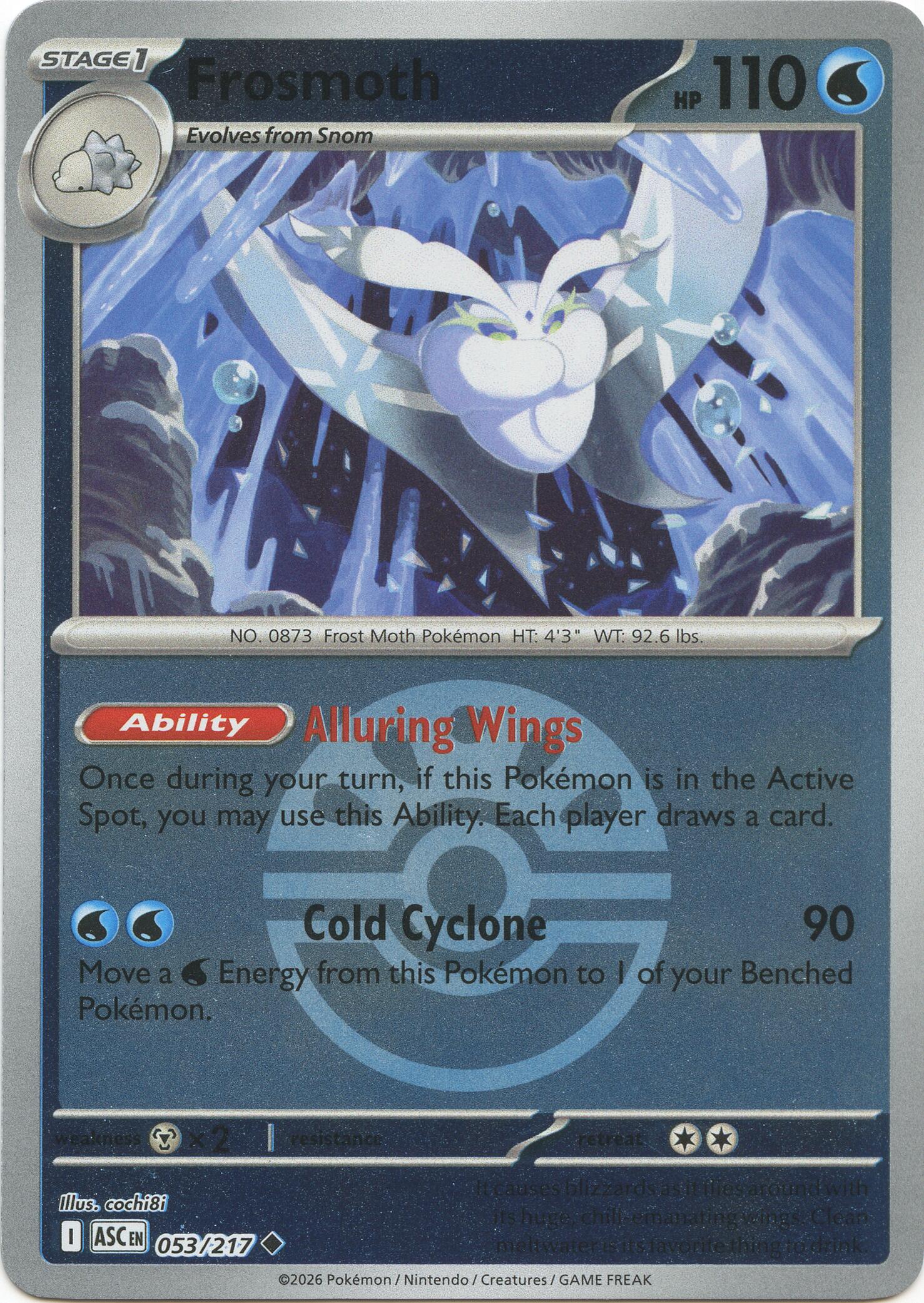 Frosmoth (053/217) (Friend Ball) [Mega Evolution: Ascended Heroes] | Clutch Gaming
