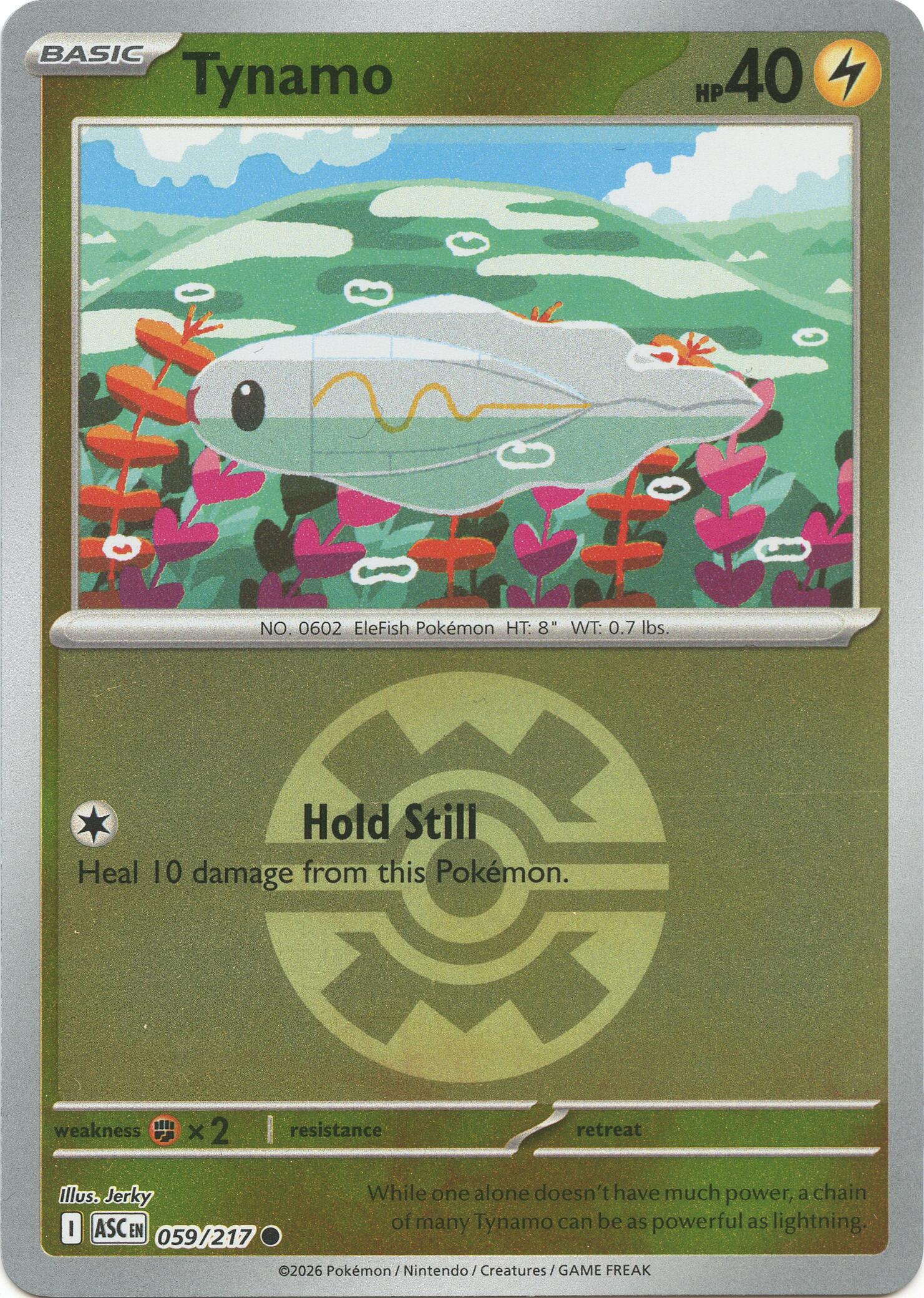 Tynamo (059/217) (Quick Ball) [Mega Evolution: Ascended Heroes] | Clutch Gaming