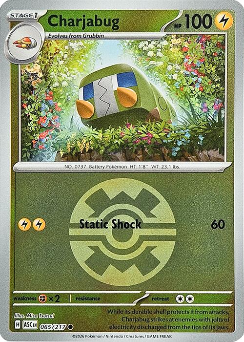 Charjabug (065/217) (Quick Ball) [Mega Evolution: Ascended Heroes] | Clutch Gaming