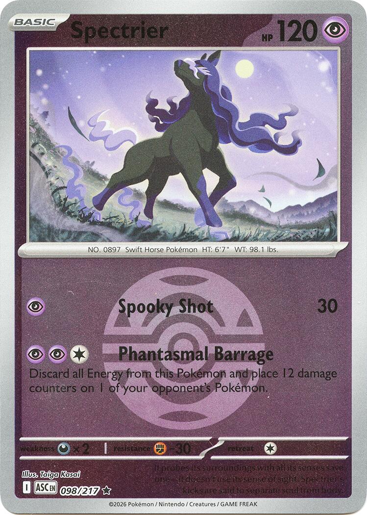 Spectrier (098/217) (Dusk Ball) [Mega Evolution: Ascended Heroes] | Clutch Gaming