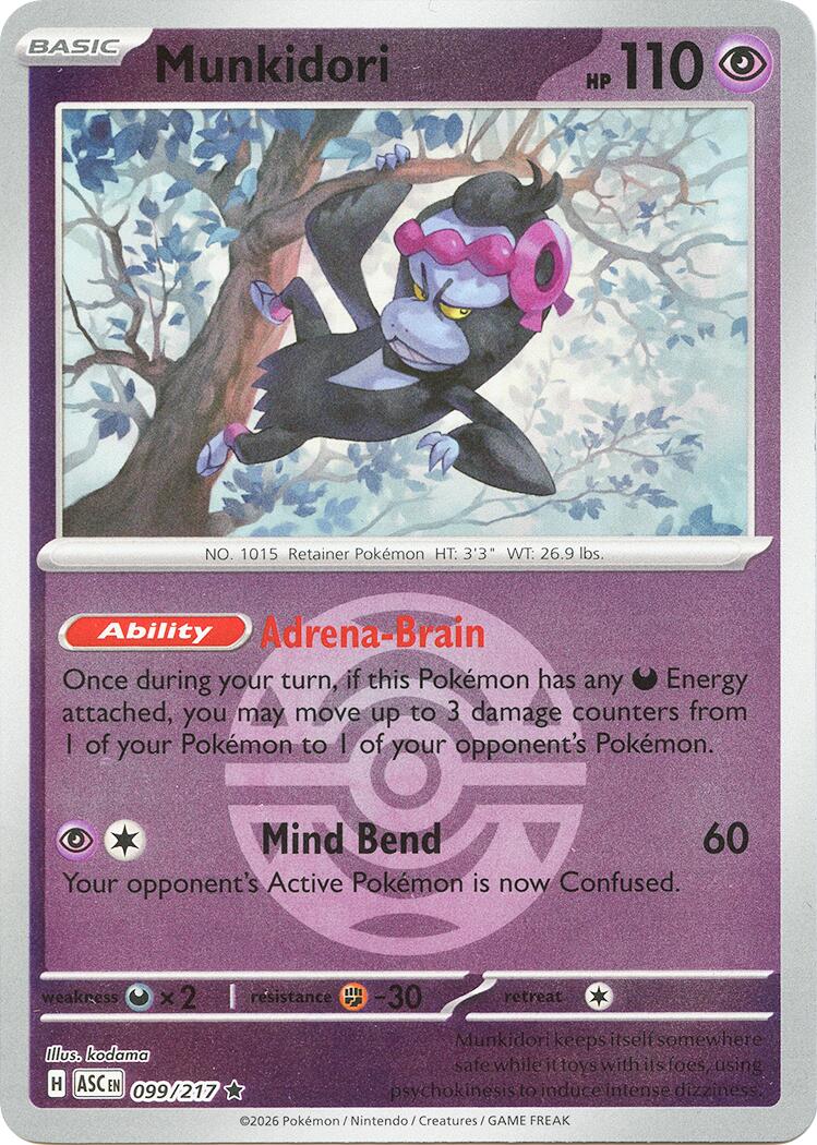 Munkidori (099/217) (Dusk Ball) [Mega Evolution: Ascended Heroes] | Clutch Gaming