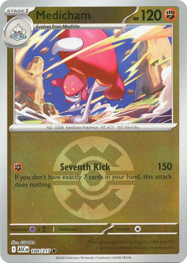 Medicham (104/217) (Quick Ball) [Mega Evolution: Ascended Heroes] | Clutch Gaming