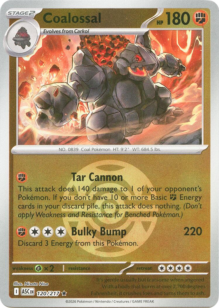Coalossal (120/217) (Dusk Ball) [Mega Evolution: Ascended Heroes] | Clutch Gaming