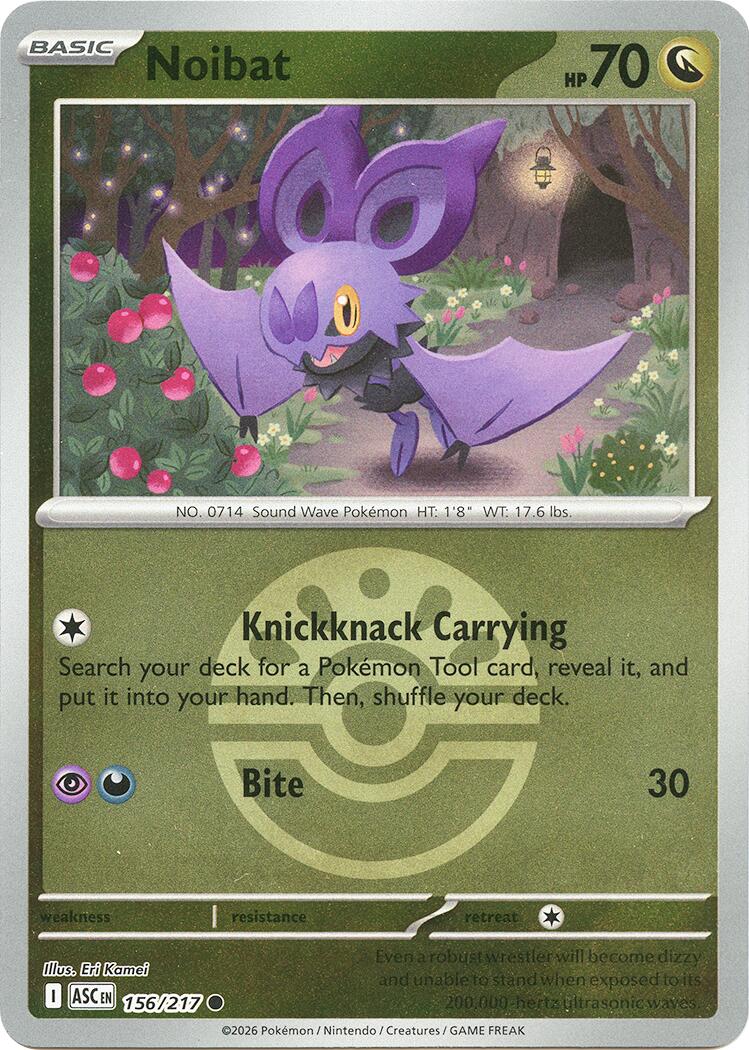Noibat (156/217) (Friend Ball) [Mega Evolution: Ascended Heroes] | Clutch Gaming