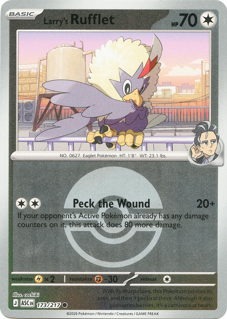 Larry's Rufflet (173/217) (Poke Ball) [Mega Evolution: Ascended Heroes] | Clutch Gaming