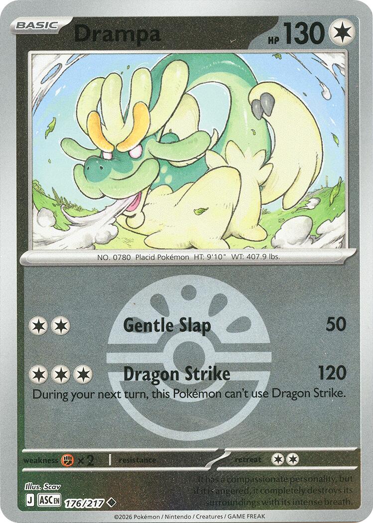 Drampa (176/217) (Friend Ball) [Mega Evolution: Ascended Heroes] | Clutch Gaming
