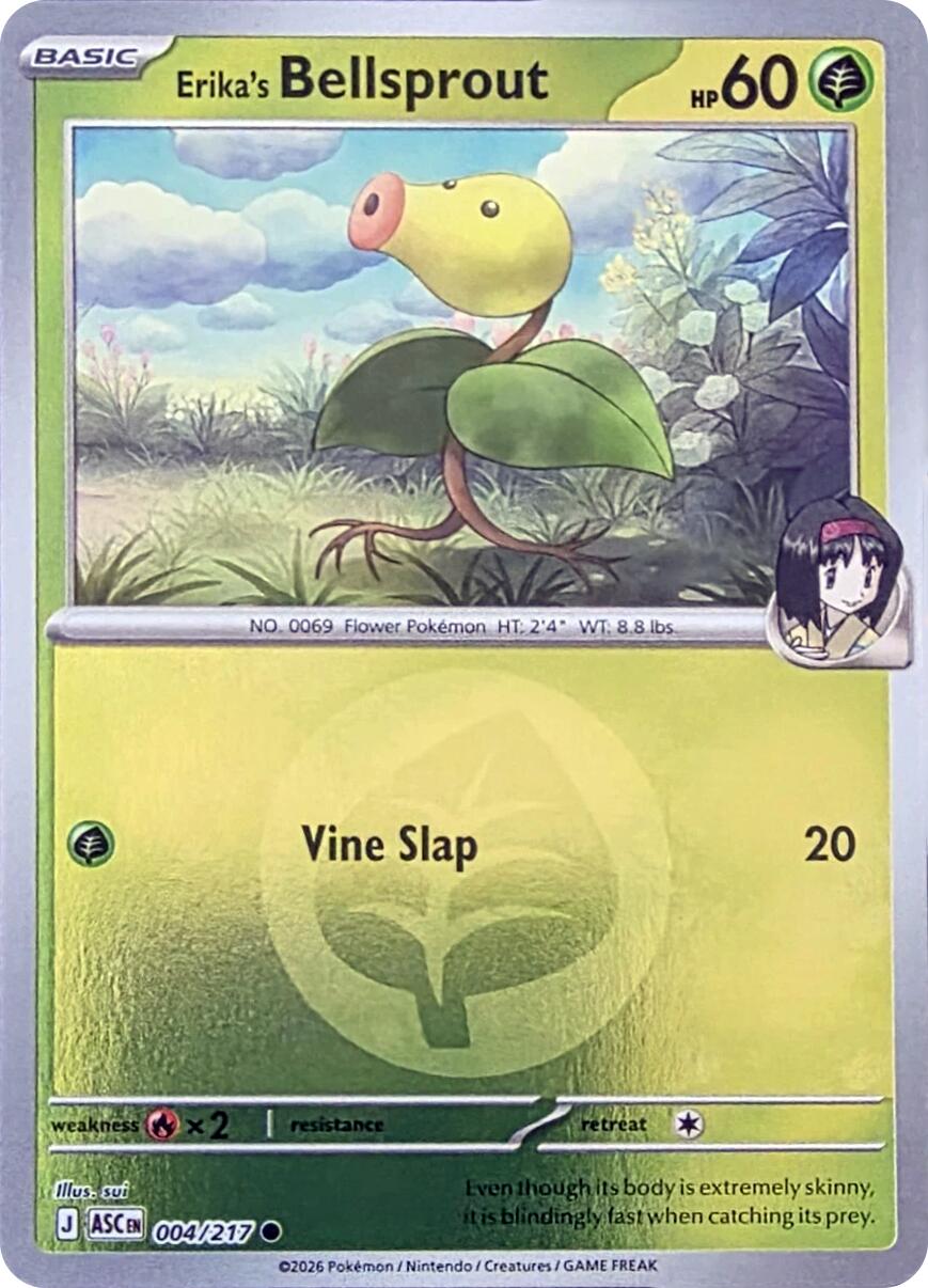 Erika's Bellsprout (004/217) (Energy Symbol Pattern) [Mega Evolution: Ascended Heroes] | Clutch Gaming