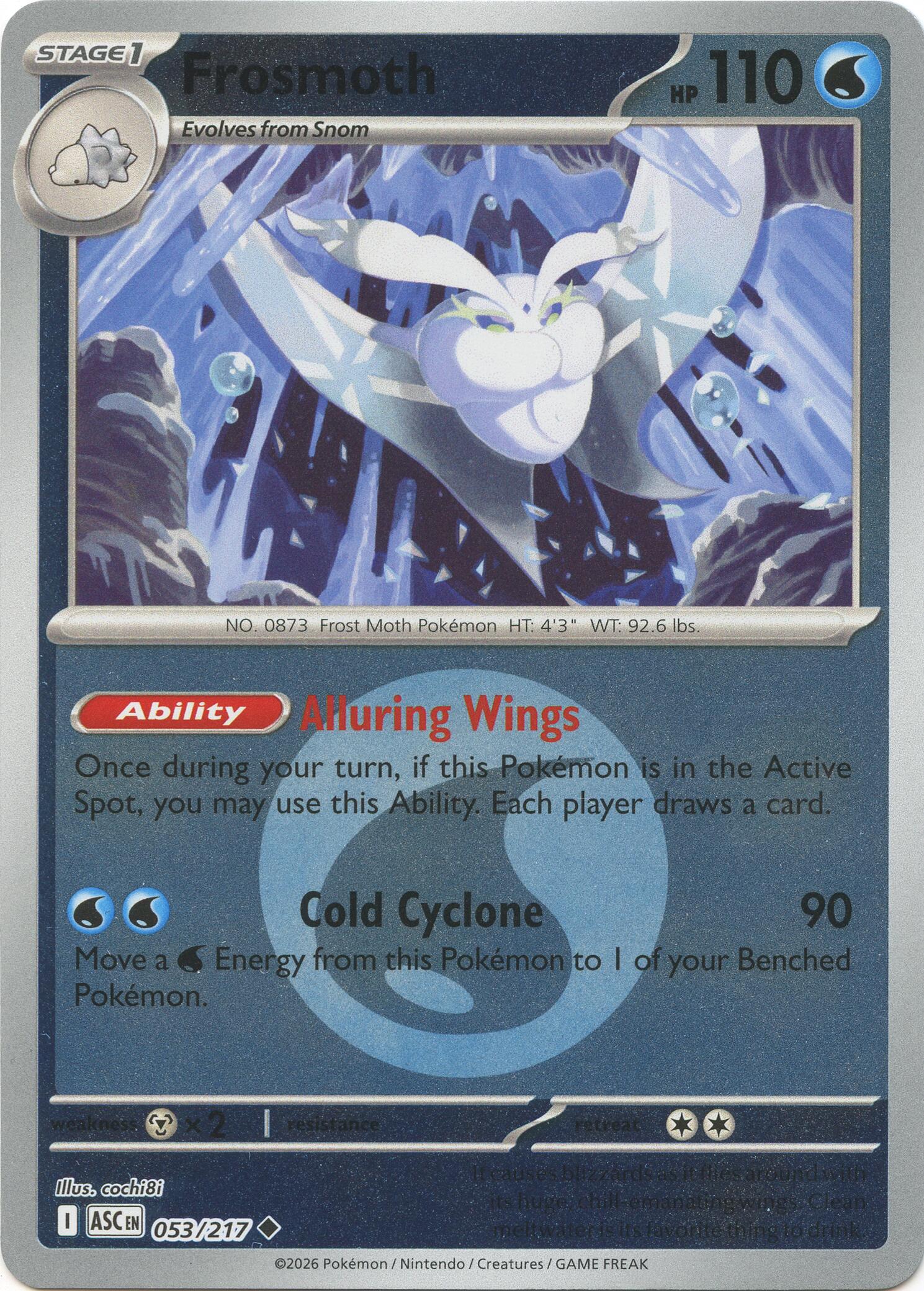 Frosmoth (053/217) (Energy Symbol Pattern) [Mega Evolution: Ascended Heroes] | Clutch Gaming
