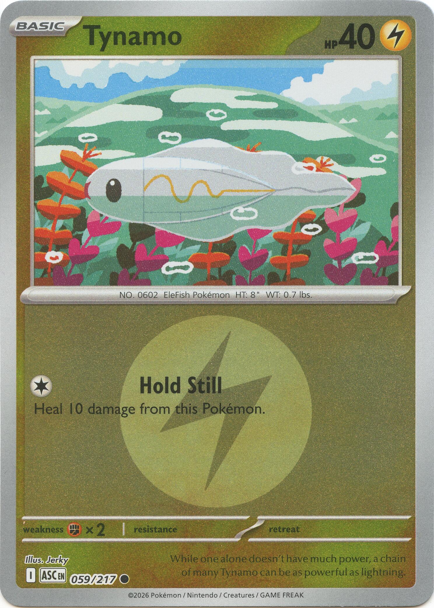 Tynamo (059/217) (Energy Symbol Pattern) [Mega Evolution: Ascended Heroes] | Clutch Gaming