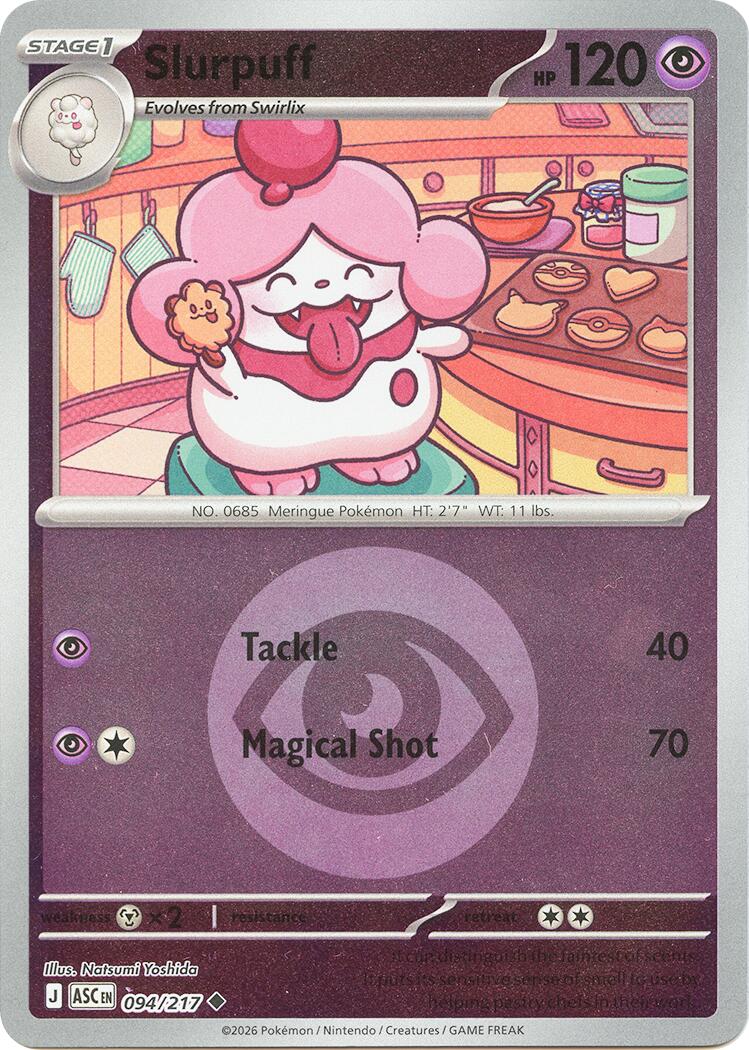 Slurpuff (094/217) (Energy Symbol Pattern) [Mega Evolution: Ascended Heroes] | Clutch Gaming