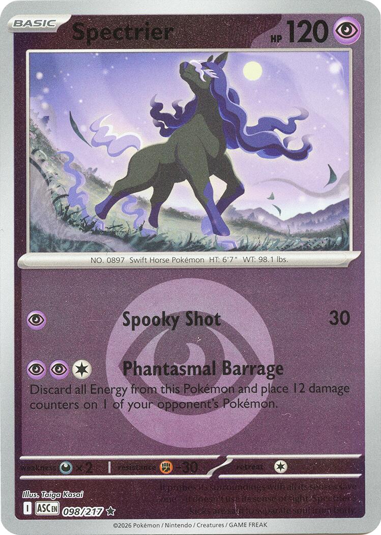 Spectrier (098/217) (Energy Symbol Pattern) [Mega Evolution: Ascended Heroes] | Clutch Gaming