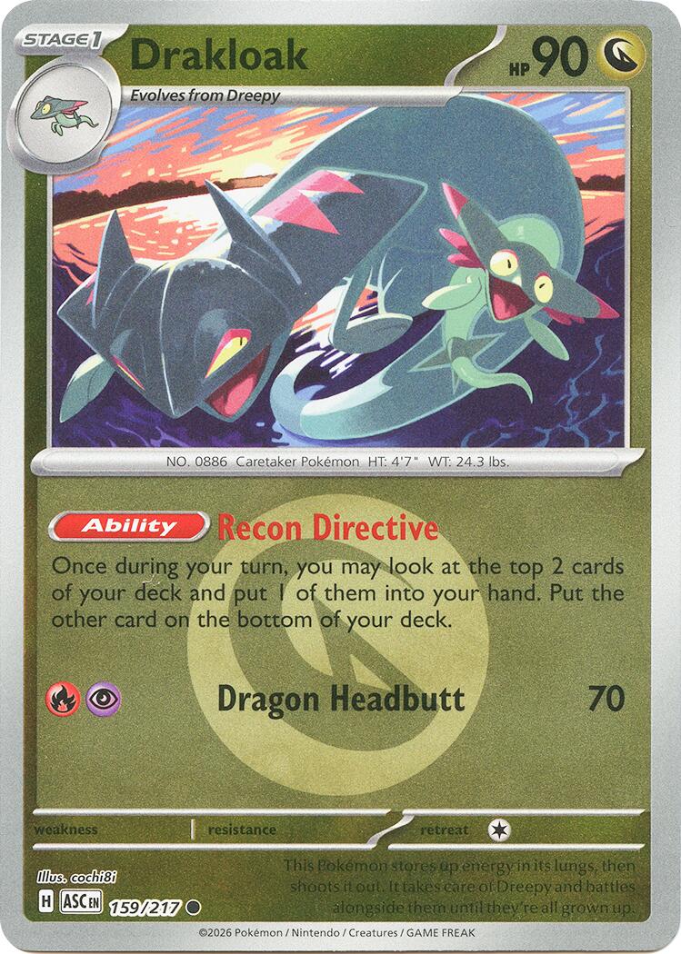 Drakloak (159/217) (Energy Symbol Pattern) [Mega Evolution: Ascended Heroes] | Clutch Gaming