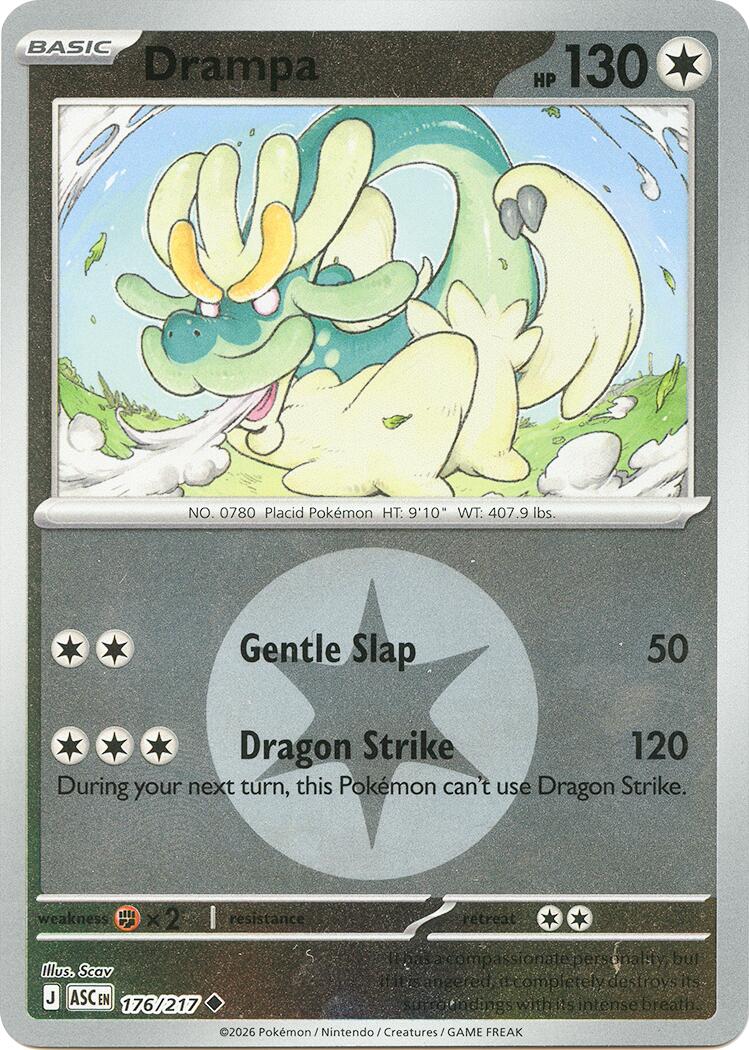 Drampa (176/217) (Energy Symbol Pattern) [Mega Evolution: Ascended Heroes] | Clutch Gaming
