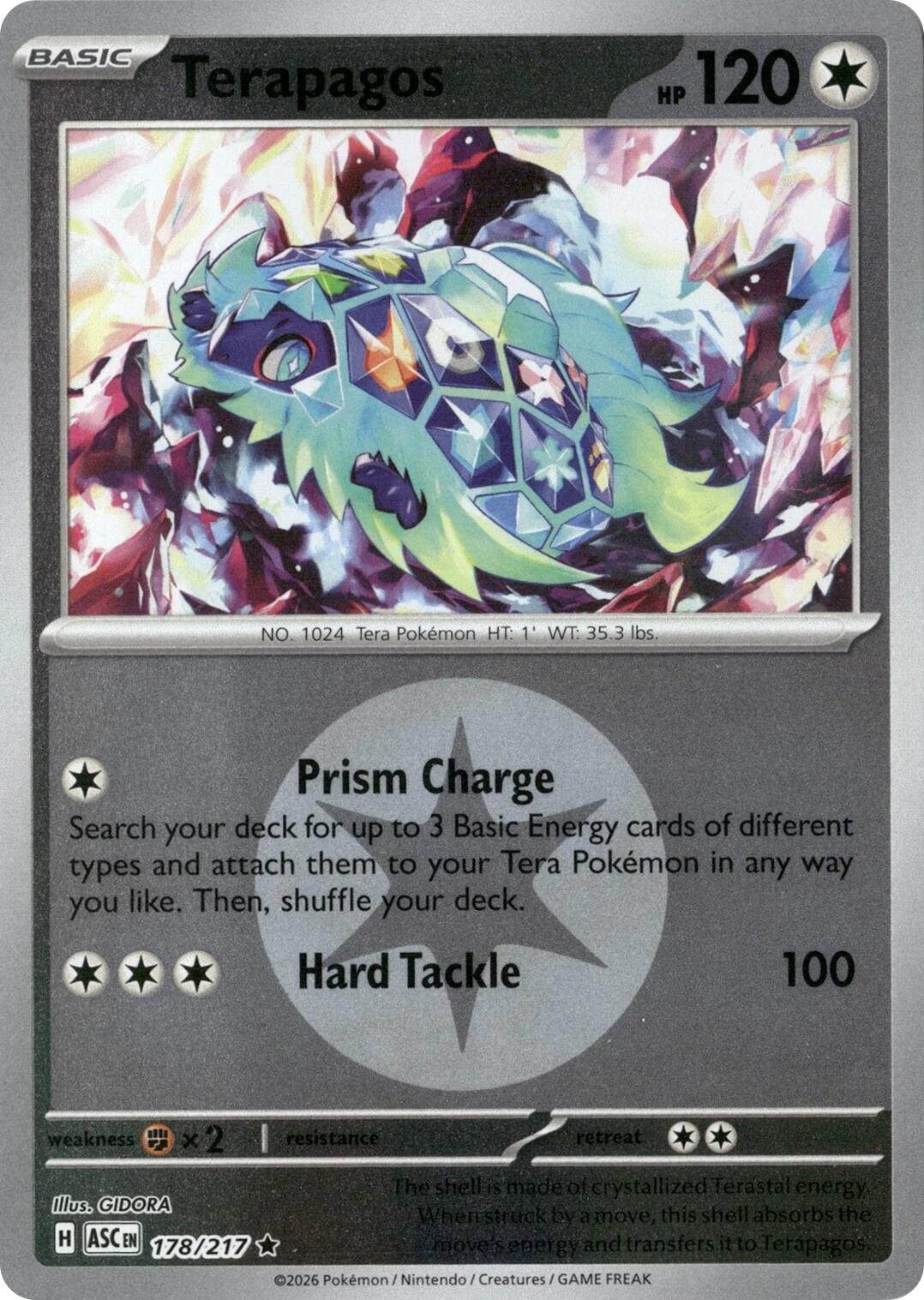 Terapagos (178/217) (Energy Symbol Pattern) [Mega Evolution: Ascended Heroes] | Clutch Gaming