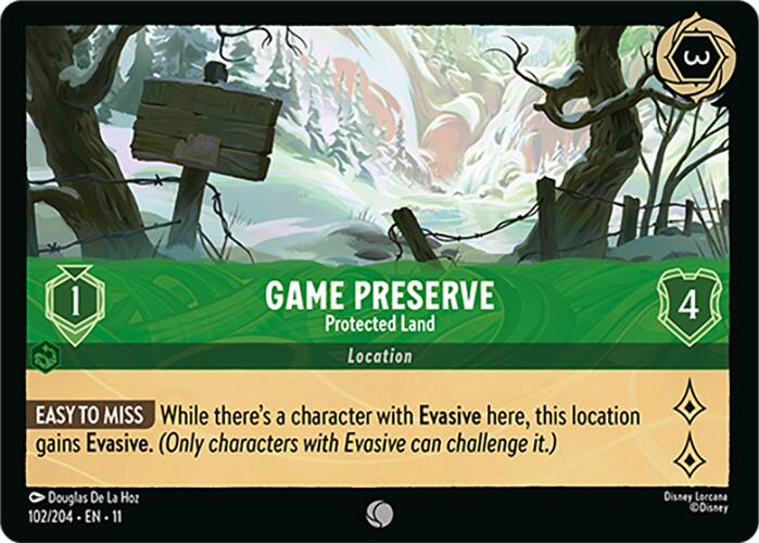 Game Preserve - Protected Land (102/204) [Winterspell] | Clutch Gaming